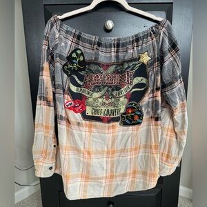 Eric Church-One of a Kind Ladies Off-the-Shoulder top Size M